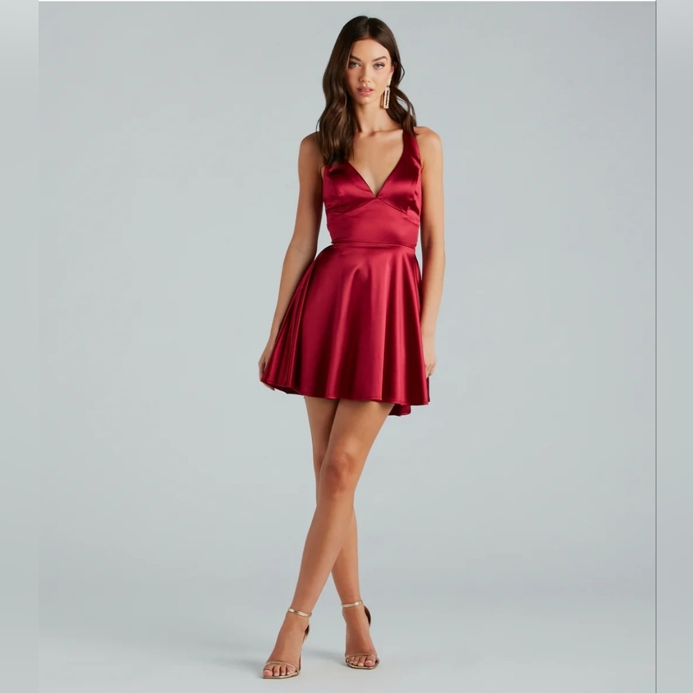 Red dress